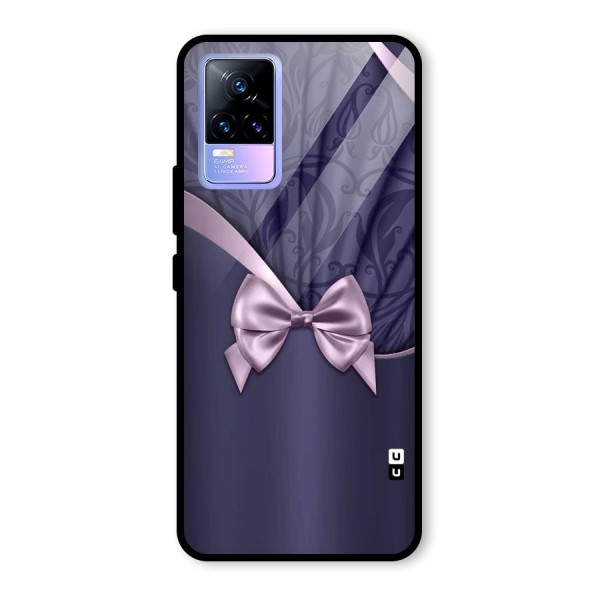 Pink Ribbon Glass Back Case for Vivo Y73