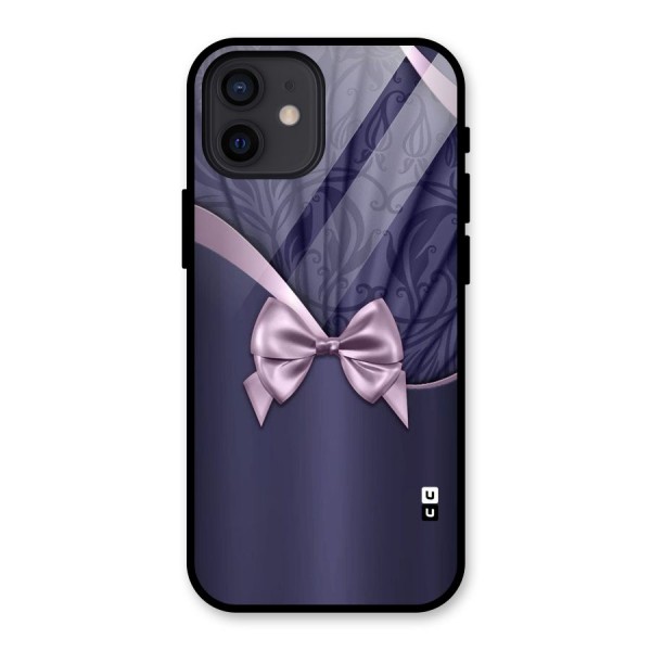 Pink Ribbon Glass Back Case for iPhone 12