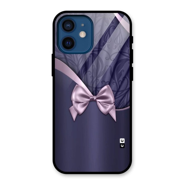 Pink Ribbon Glass Back Case for iPhone 12 Mini