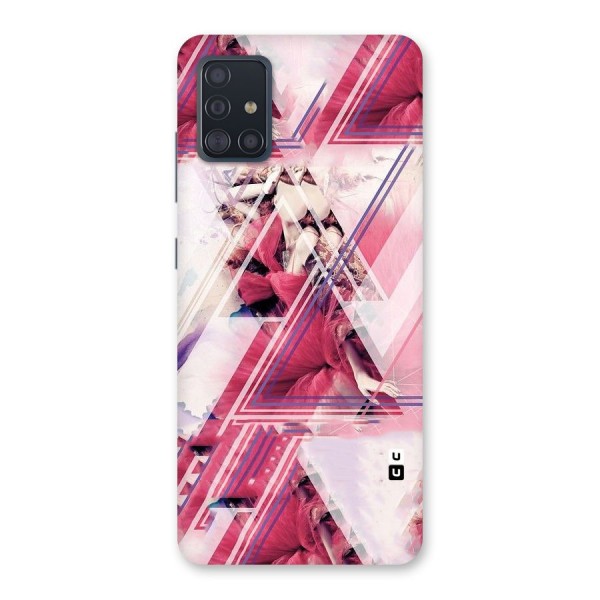 Pink Rose Abstract Back Case for Galaxy A51