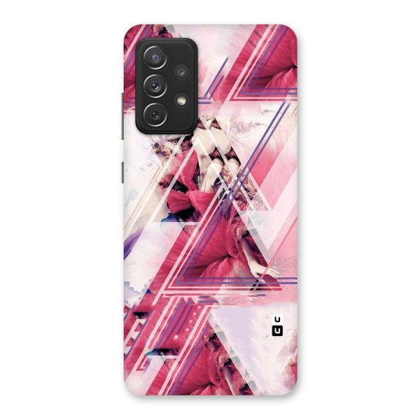 Pink Rose Abstract Back Case for Galaxy A72