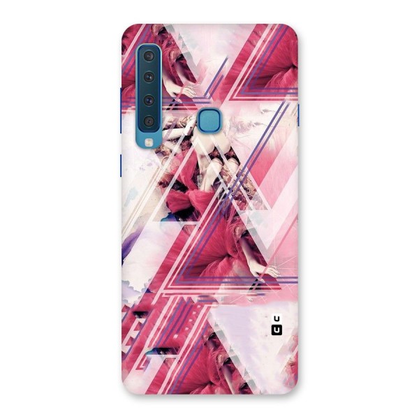 Pink Rose Abstract Back Case for Galaxy A9 (2018)