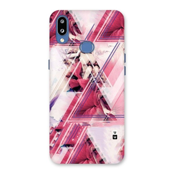 Pink Rose Abstract Back Case for Galaxy M01s