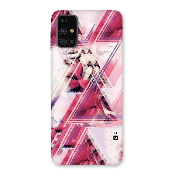 Pink Rose Abstract Back Case for Galaxy M31s