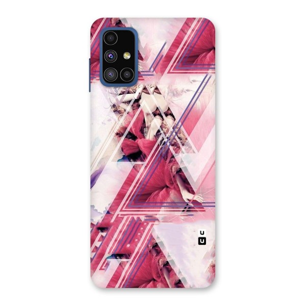 Pink Rose Abstract Back Case for Galaxy M51