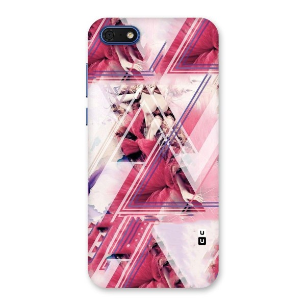 Pink Rose Abstract Back Case for Honor 7s