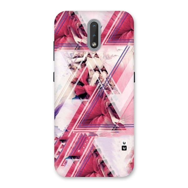 Pink Rose Abstract Back Case for Nokia 2.3