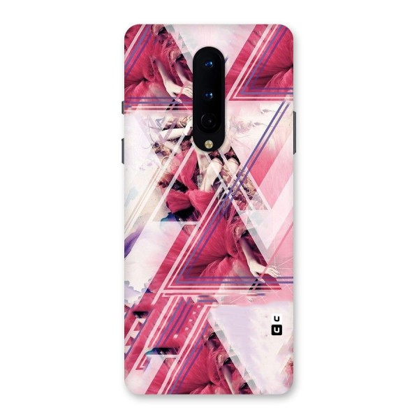 Pink Rose Abstract Back Case for OnePlus 8