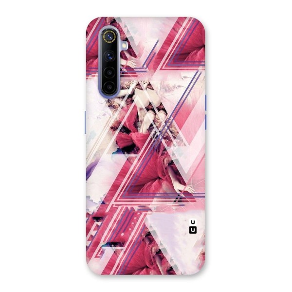 Pink Rose Abstract Back Case for Realme 6