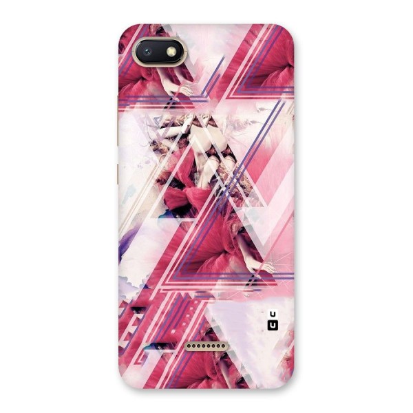 Pink Rose Abstract Back Case for Redmi 6A