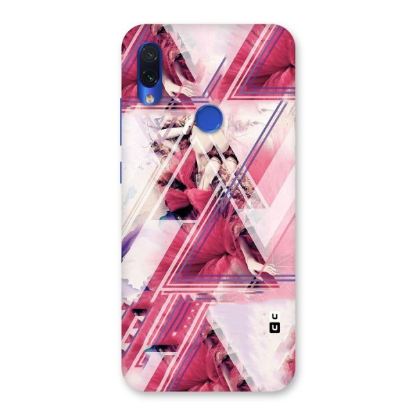 Pink Rose Abstract Back Case for Redmi Note 7