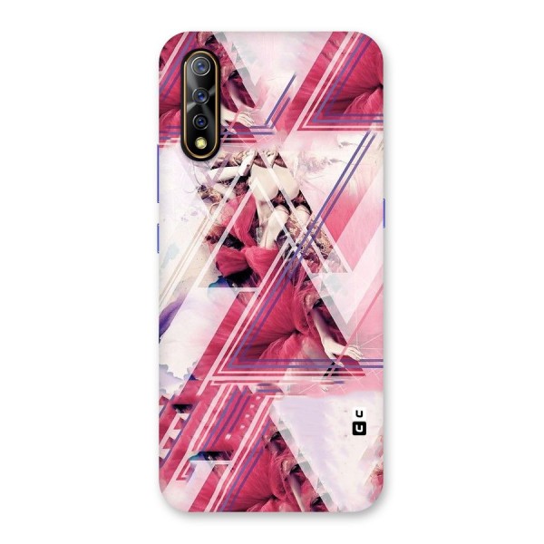 Pink Rose Abstract Back Case for Vivo S1