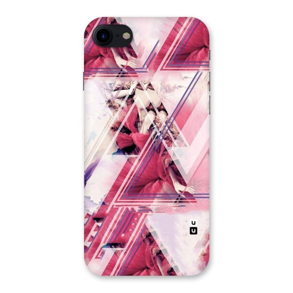 Pink Rose Abstract Back Case for iPhone SE 2020