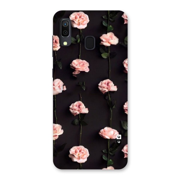 Pink Roses Back Case for Galaxy A20