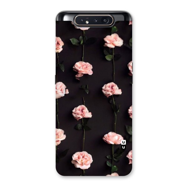 Pink Roses Back Case for Galaxy A80