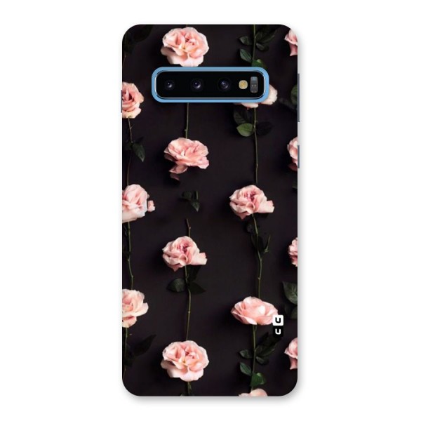 Pink Roses Back Case for Galaxy S10