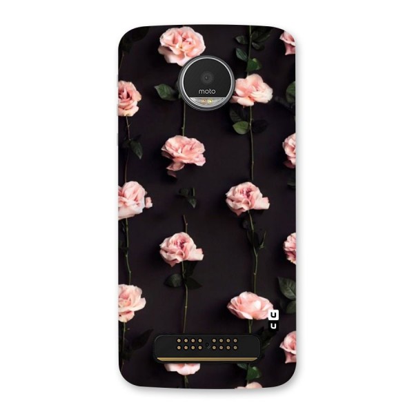 Pink Roses Back Case for Moto Z Play