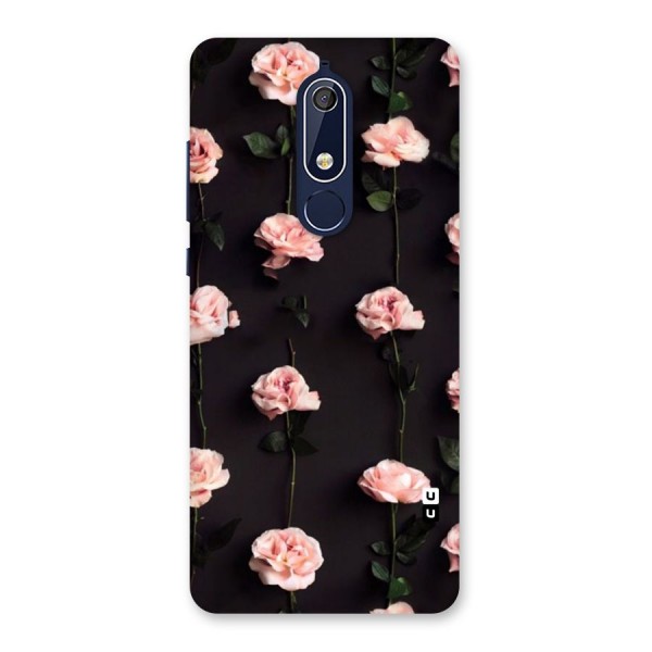 Pink Roses Back Case for Nokia 5.1