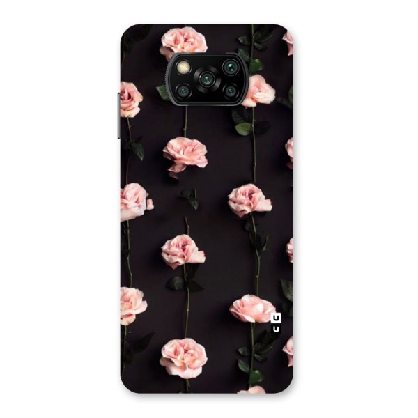 Pink Roses Back Case for Poco X3