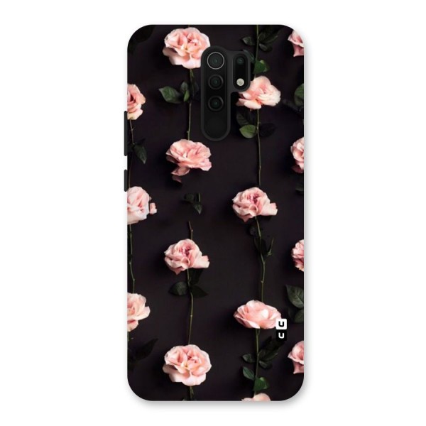 Pink Roses Back Case for Redmi 9 Prime