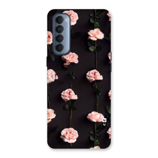 Pink Roses Back Case for Reno4 Pro