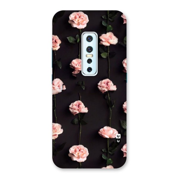 Pink Roses Back Case for Vivo V17 Pro