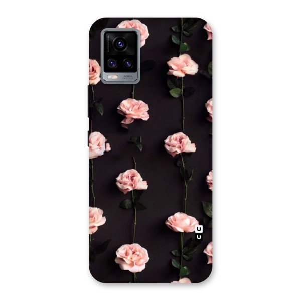 Pink Roses Back Case for Vivo V20