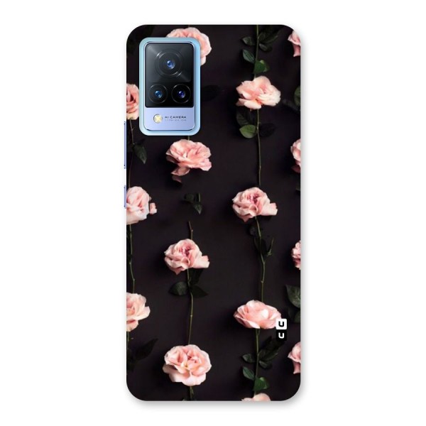 Pink Roses Back Case for Vivo V21 5G