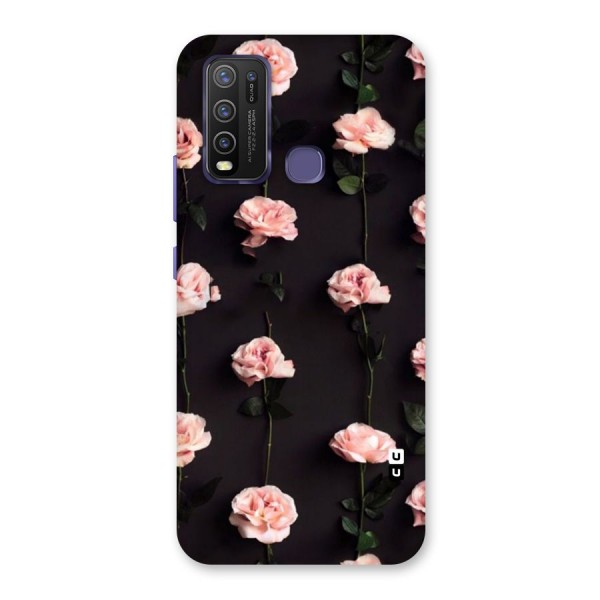 Pink Roses Back Case for Vivo Y30