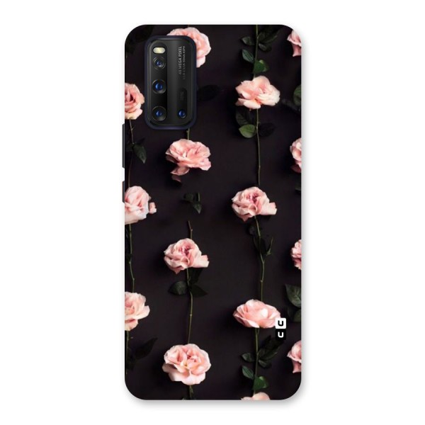 Pink Roses Back Case for Vivo iQOO 3