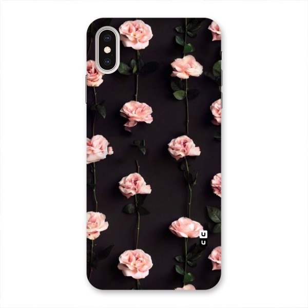 Pink Roses Back Case for iPhone XS Max