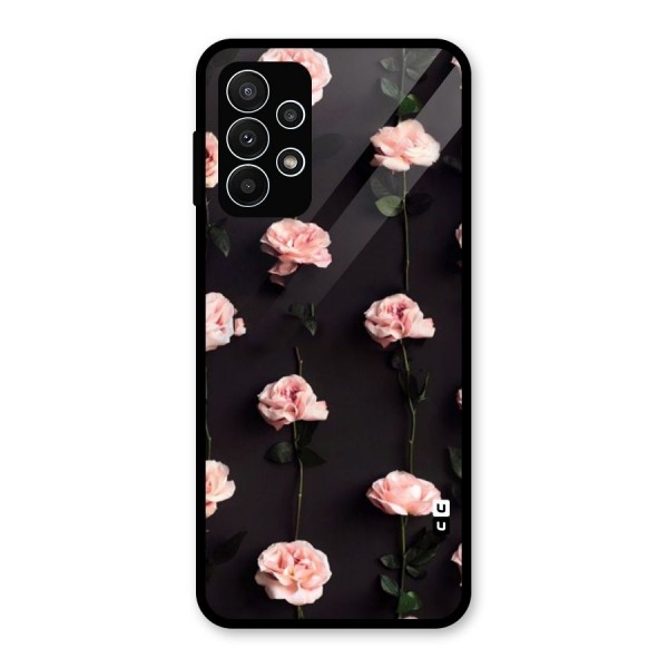 Pink Roses Glass Back Case for Galaxy A23