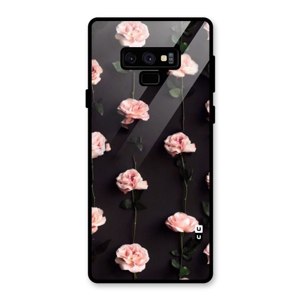 Pink Roses Glass Back Case for Galaxy Note 9