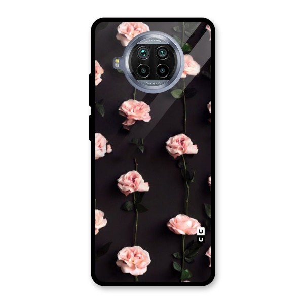 Pink Roses Glass Back Case for Mi 10i