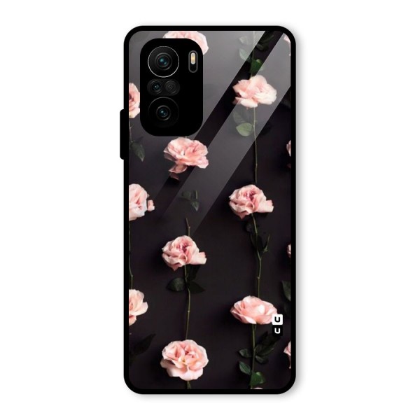 Pink Roses Glass Back Case for Mi 11x