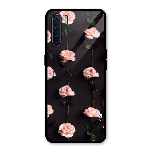 Pink Roses Glass Back Case for Oppo F15