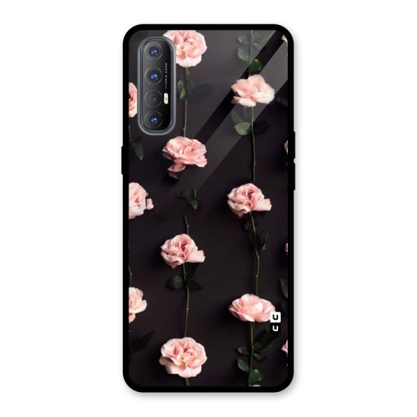 Pink Roses Glass Back Case for Oppo Reno3 Pro