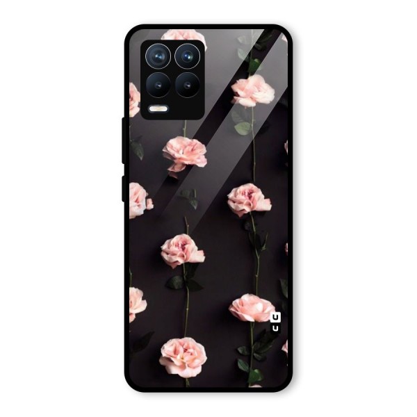 Pink Roses Glass Back Case for Realme 8 Pro