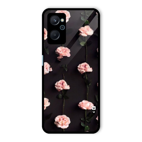 Pink Roses Glass Back Case for Realme 9i