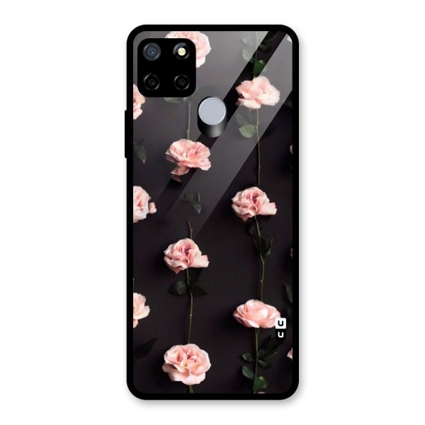 Pink Roses Glass Back Case for Realme C15