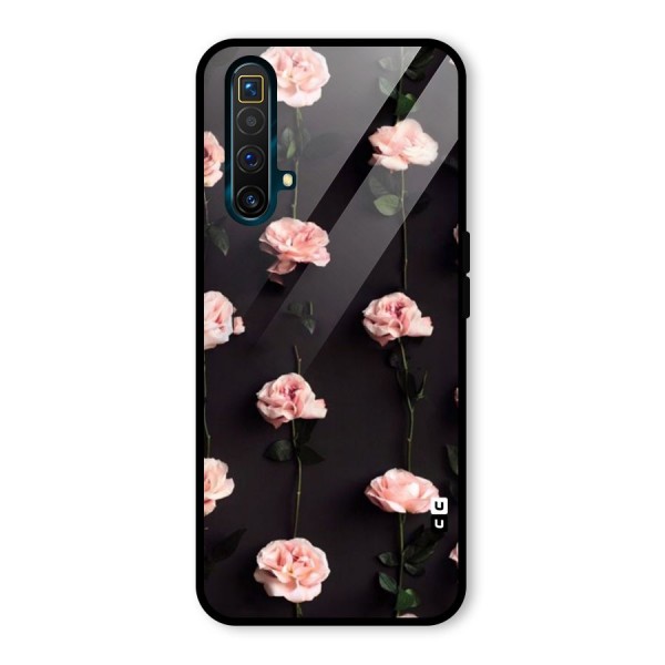 Pink Roses Glass Back Case for Realme X3