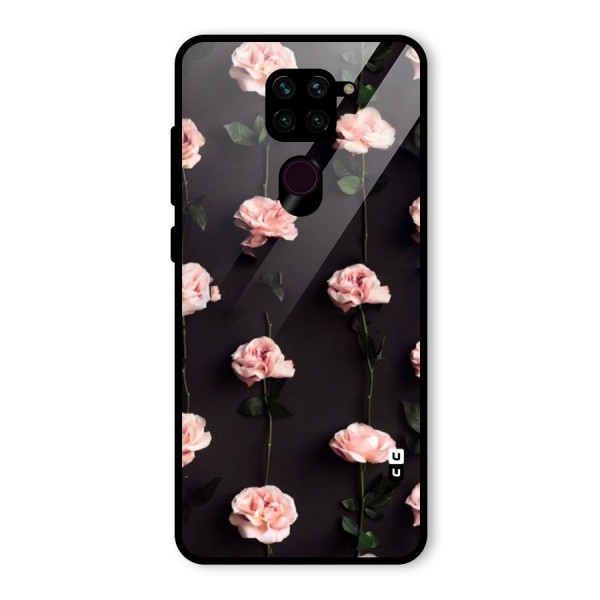 Pink Roses Glass Back Case for Redmi Note 9