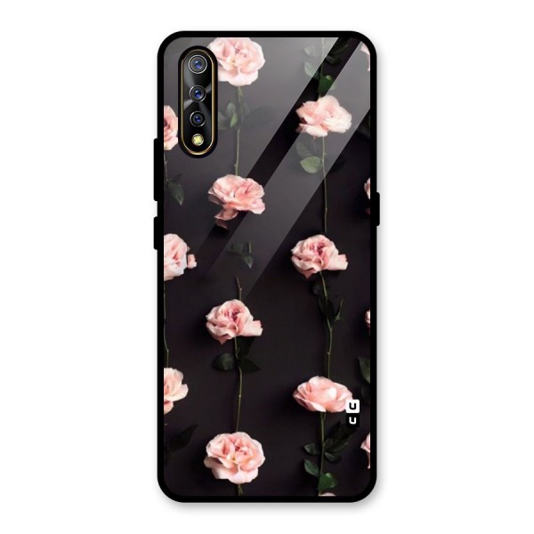 Pink Roses Glass Back Case for Vivo Z1x