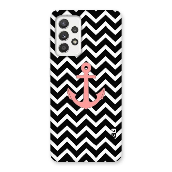 Pink Sailor Back Case for Galaxy A52