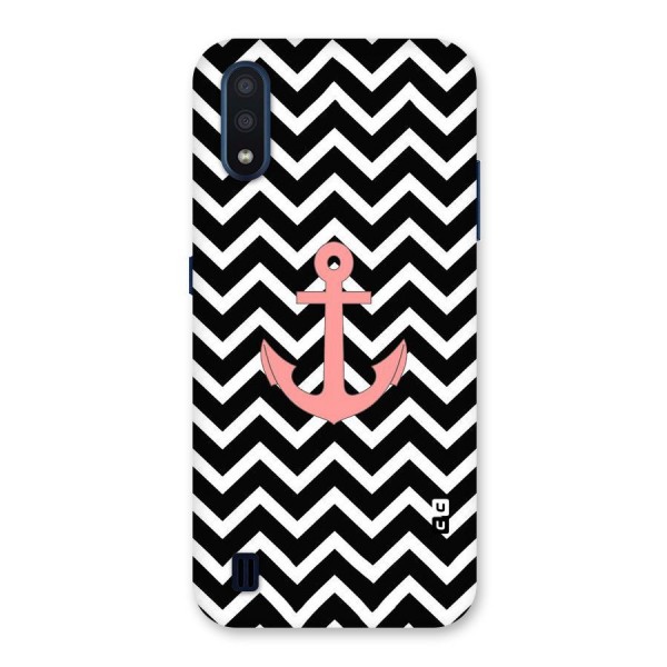 Pink Sailor Back Case for Galaxy M01