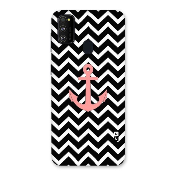 Pink Sailor Back Case for Galaxy M21