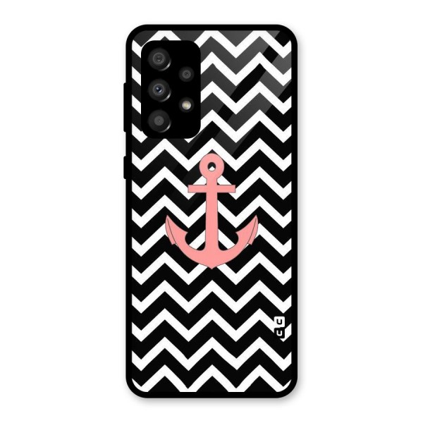 Pink Sailor Glass Back Case for Galaxy A32