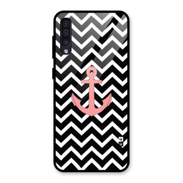 Pink Sailor Glass Back Case for Galaxy A50s