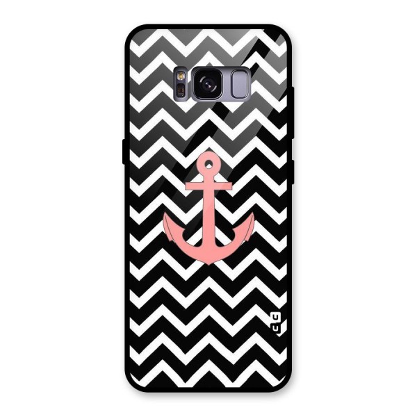 Pink Sailor Glass Back Case for Galaxy S8