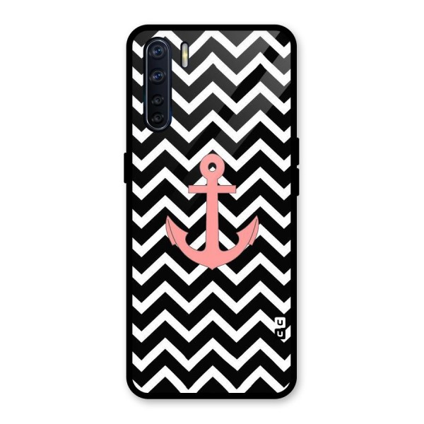 Pink Sailor Glass Back Case for Oppo F15